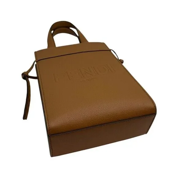 Go To Shopper Mini Crossbody Bag Brown - Picture 5 of 9